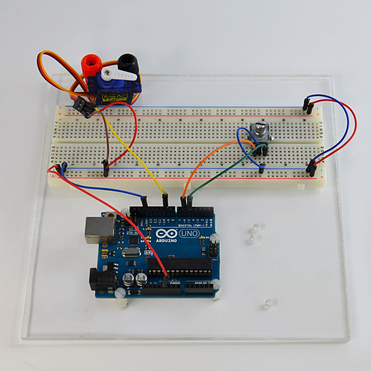 Controllare un servomotore - l'encoder